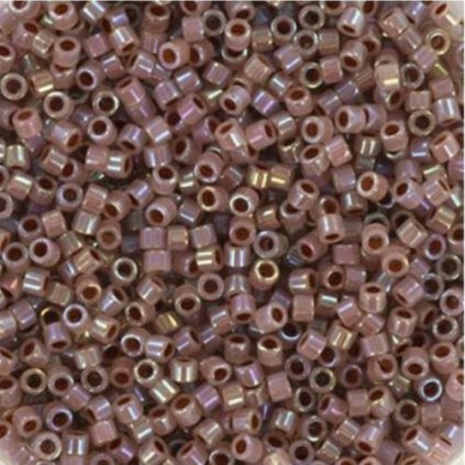 Miyuki Delica 11/0 cocoa lined ab opal (DB-1749)