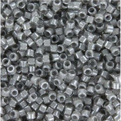 Miyuki Delica 11/0 fancy lined pewter (DB-2392)