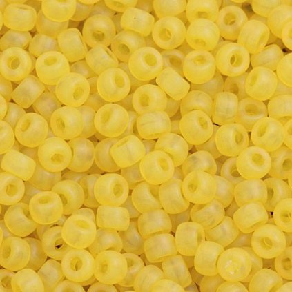 MATUBO Round 8/0 Milky Yellow Matte