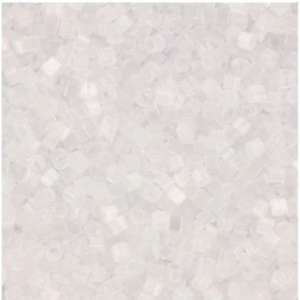 Miyuki Delica 11/0 silk satin crystal (DB-635)