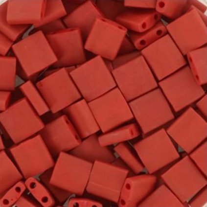 Miyuki Tila 5/5mm metallic matte brick red (TL-2040)