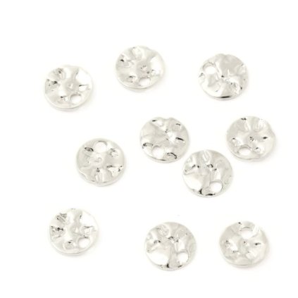 Přívěsek tepaný penízek 8mm chirurgická ocel