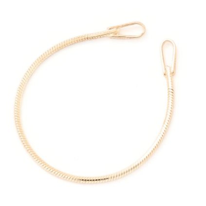 Spoovací řetízek Snake 0,8/67mm Ag925 rose gold