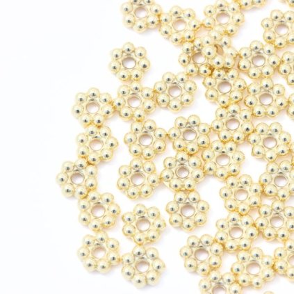 Mezidíl rondelka 6/2mm chirurgická ocel gold plating 24kt
