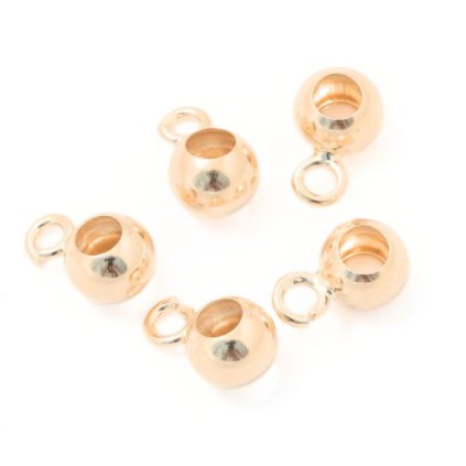 Kulička s očkem 6mm Ag925 rose gold