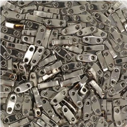 Miyuki Quarter Tila 5/1,2mm plated nickel (QTL-190)