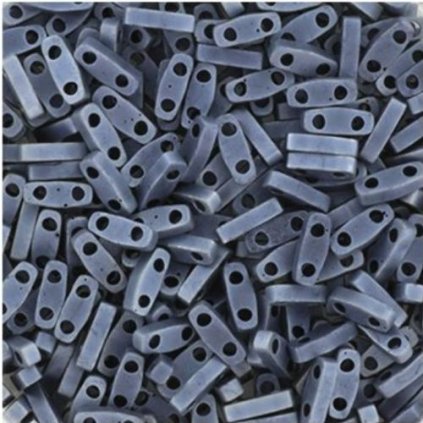 Miyuki Quarter Tila 5/1,2mm opaque matte gunmetal (QTL-2001)