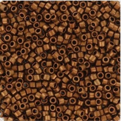 Miyuki Delica 11/0 metallic matte iris bronze gold (DB-1051)