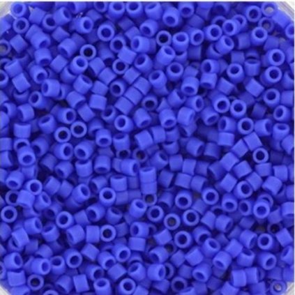 Miyuki Delica 11/0 opaque matte cyan blue (DB-1588)