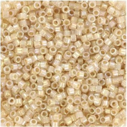 Miyuki Delica 11/0 begie lined opal ab  (DB-1731)