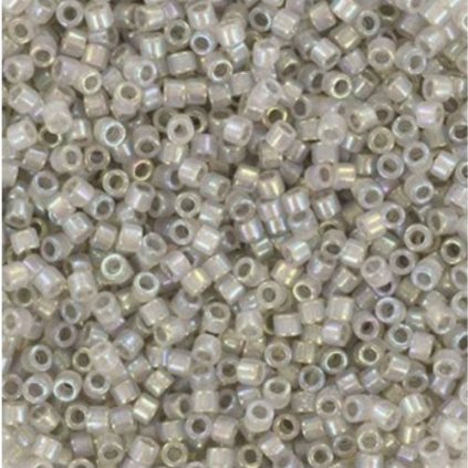 Miyuki Delica 11/0 sparkling pewter lined opal ab (DB-1770)