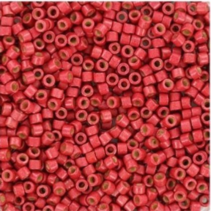 Miyuki Delica 11/0 duracoat galvanized matte light cranberry (DB-1841F)