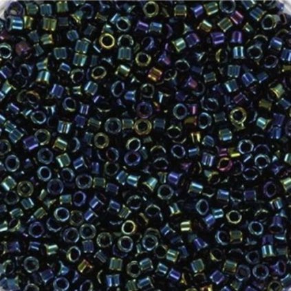 Miyuki Delica 11/0 metallic iris dark blue (DB-2)