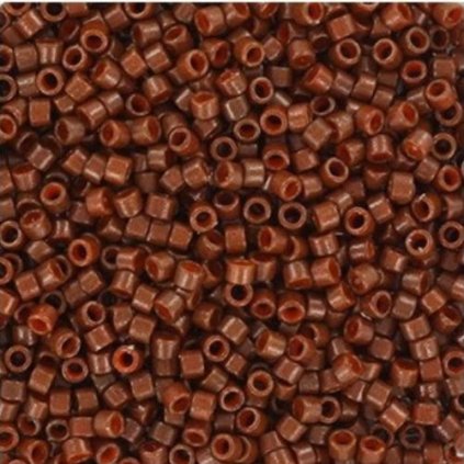 Miyuki Delica 11/0 duracoat opaque dyed cognac (DB-2142)