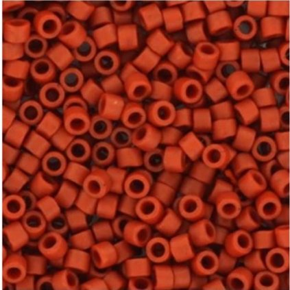 Miyuki Delica 11/0 opaque glazed frosted red (DB-2288)
