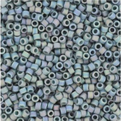 Miyuki Delica 11/0 opaque glazed moody blue ab (DB-2316)
