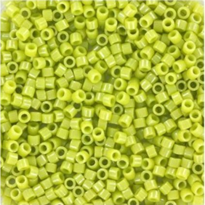 Miyuki Delica 11/0 opaque luster chartreuse (DB-262)