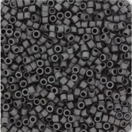 Miyuki Delica 11/0 metallic matte slate (DB-306)