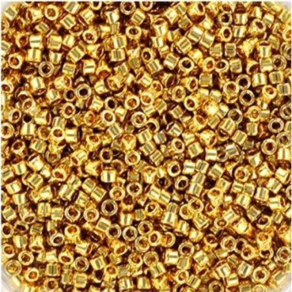Miyuki Delica 11/0 24kt gold light plated (DB-31L)
