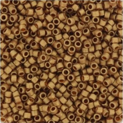 Miyuki Delica 11/0 metallic matte light bronze (DB-322L)