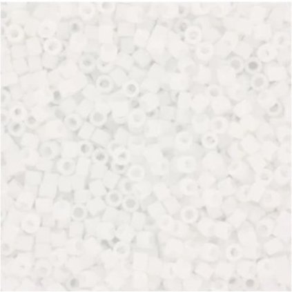 Miyuki Delica 11/0 opaque matte ab white (DB-351)