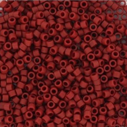 Miyuki Delica 11/0 metallic matte brick red (DB-378)