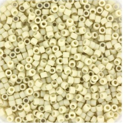 Miyuki Delica 11/0 opaque matte luster bone (DB-388)