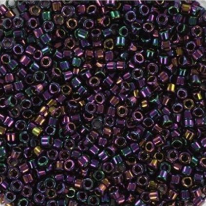 Miyuki Delica 11/0 metallic iris dark plum (DB-4)