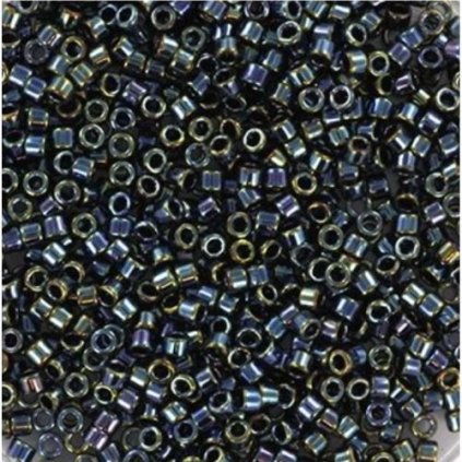 Miyuki Delica 11/0 metallic iris gunmetal (DB-6)