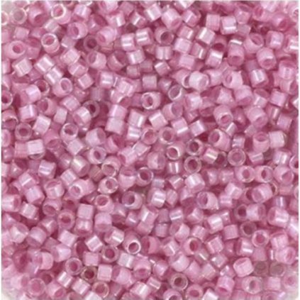 Miyuki Delica 11/0 orchid lined luster crystal (DB-72)
