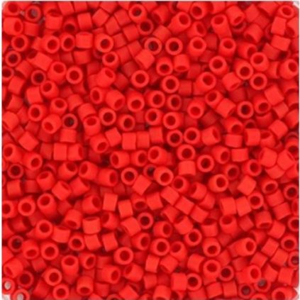 Miyuki Delica 11/0 opaque matte red (DB-753)