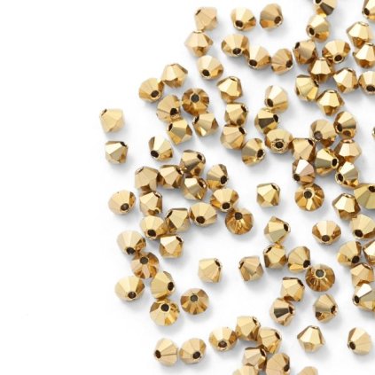 MC perla sluníčko 3mm gold 00010/26200 (10ks)