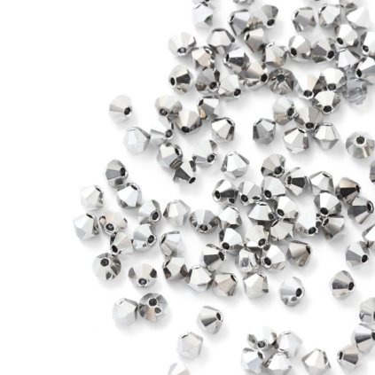 MC perla sluníčko 3mm silver 00010/27000 (10ks)