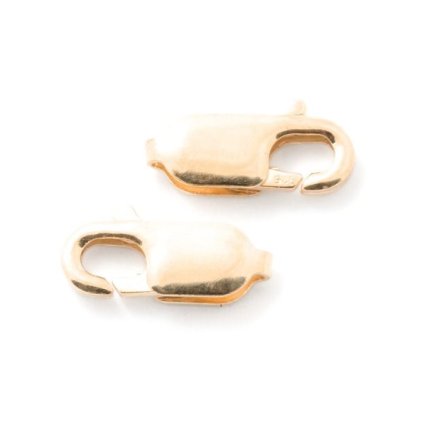Karabinka 12/5,4mm Ag925 rose gold