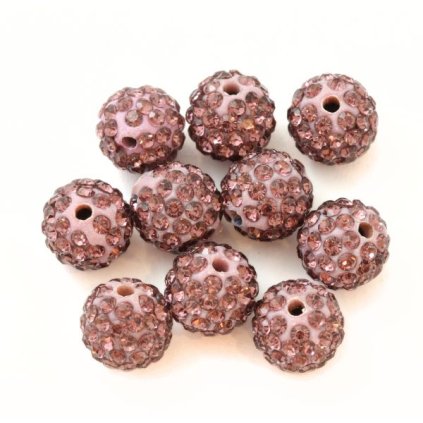 Šatonová kulička 10mm light amethyst