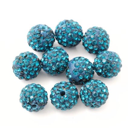 Šatonová kulička 10mm indigo