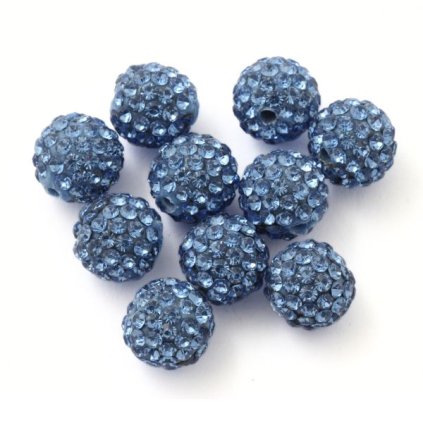 Šatonová kulička 10mm sapphire