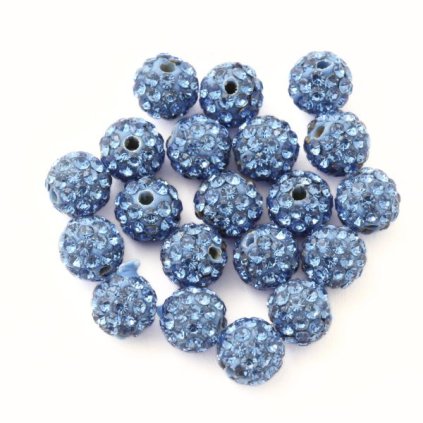 Šatonová kulička 6mm light sapphire