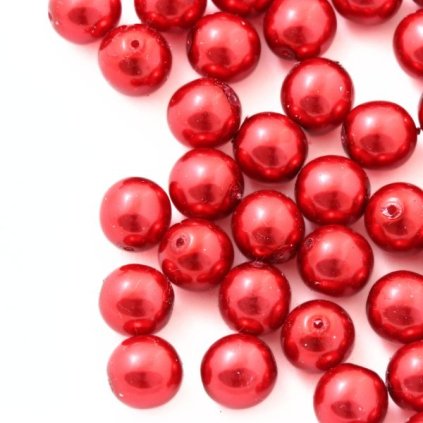 Vosková perle kulička 8mm light siam 70498 (10ks)