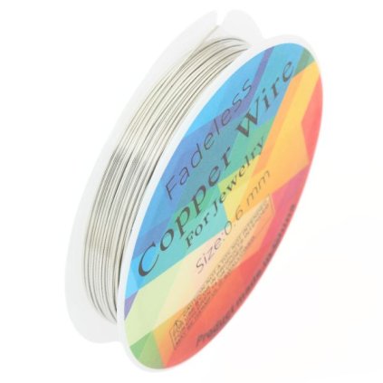 Dekorační drátek 0,3mm/15m platina