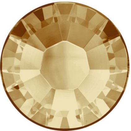 Šatonová růže nažehlovací ss20 light topaz HOT-FIX (144ks)