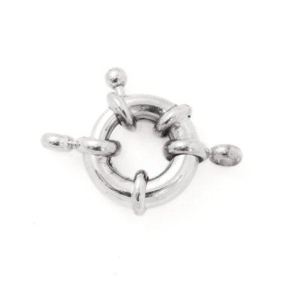 Pérový kroužek 17mm rhodium