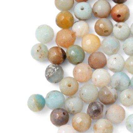 Amazonit mix 6mm broušený (1ks)
