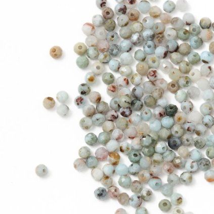 Larimar 2mm broušený (1ks)