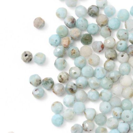 Larimar 3mm broušený (1ks)