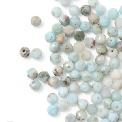 Larimar 3mm brušený (1ks)