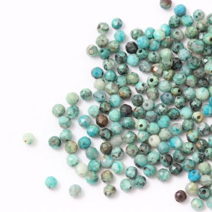 Tyrkys 2mm broušený (1ks)