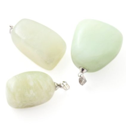 Přívěsek Jadeit cca 25/20mm (1ks)