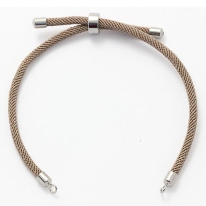 Stahovací náramek 4mm šedá