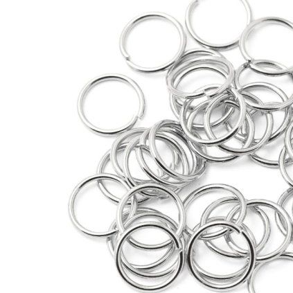 Spojovací kroužek 10/1mm chirurgická ocel (50ks)